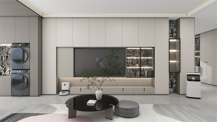 整家定制方案，全屋空間一體化設計、一站式配齊